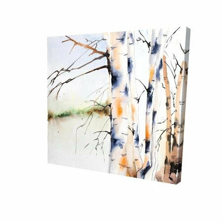 FONDO 32 x 32 in. Birchs Trunks-Print on Canvas FO2791133